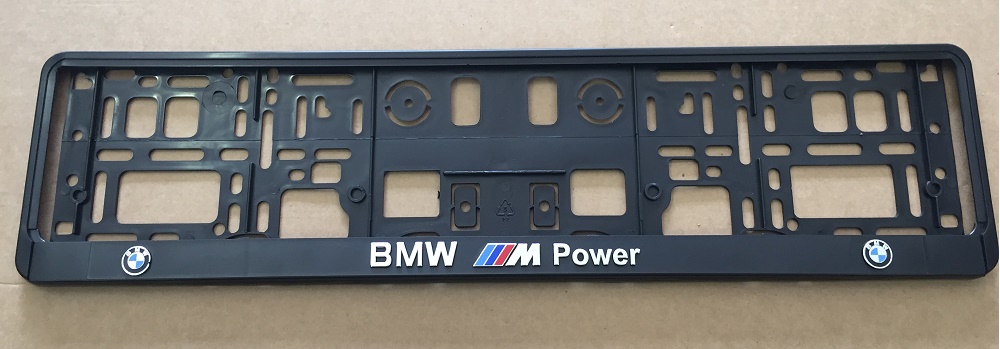 Afstudeeralbum drijvend overschot BMW M POWER 3D kentekenplaathouder (chroom) – ROS Trading